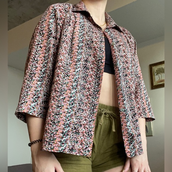 🦋 2/$20 Vintage floral button down - Picture 6 of 9